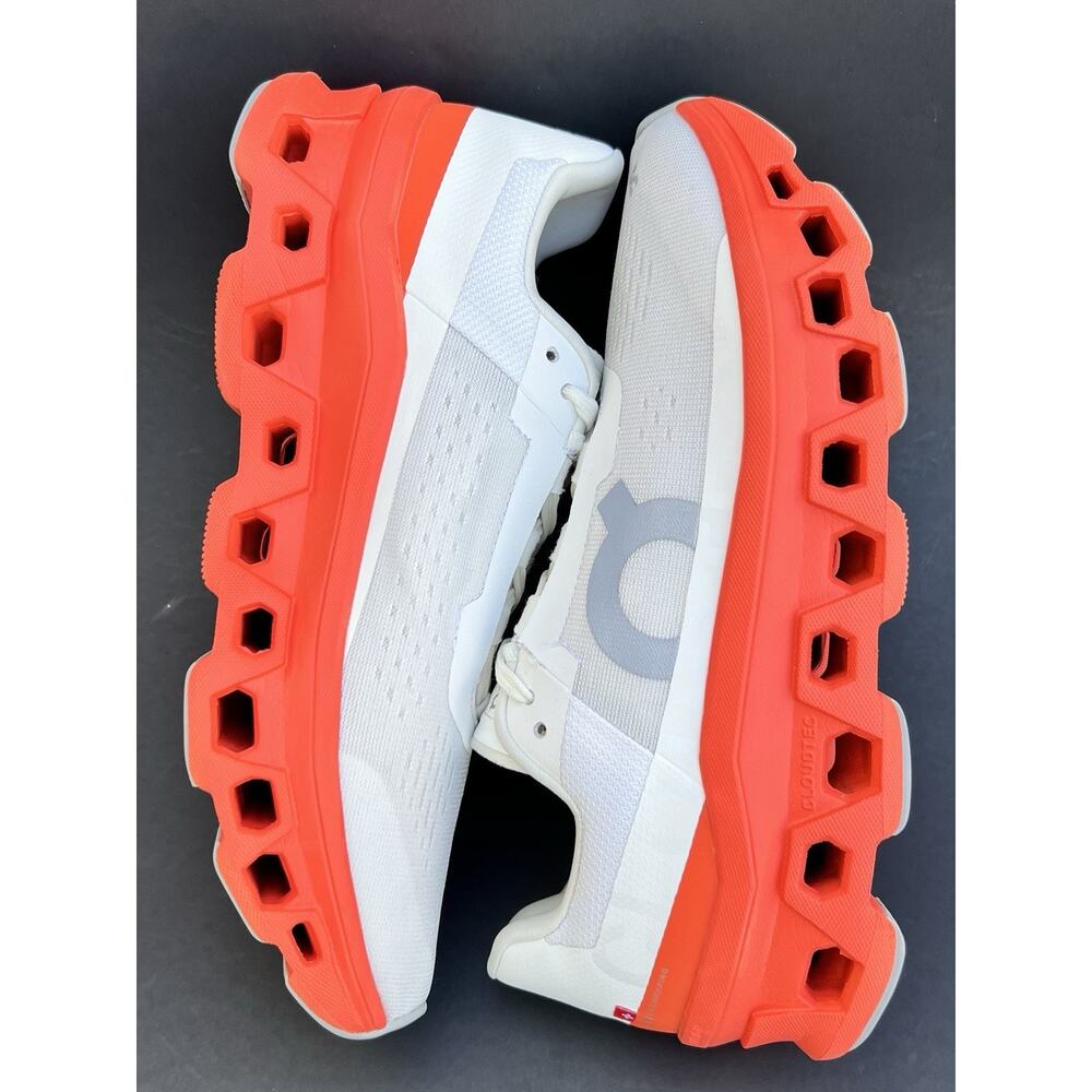 On Cloudmonster White Lightweight and Comfortable Running Shoes Women’s Size 9US - Picture 8 of 14